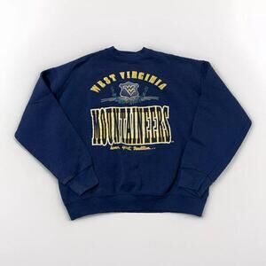 West Virginia WVU Mountaineers Collegiate Graphic Crewneck Sweatshirt